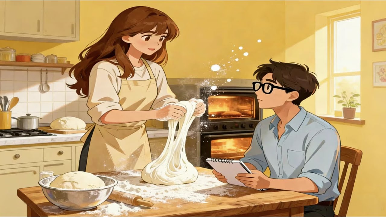 Learn English Slowly Through Baking Sourdough Bread | Slow & Simple English