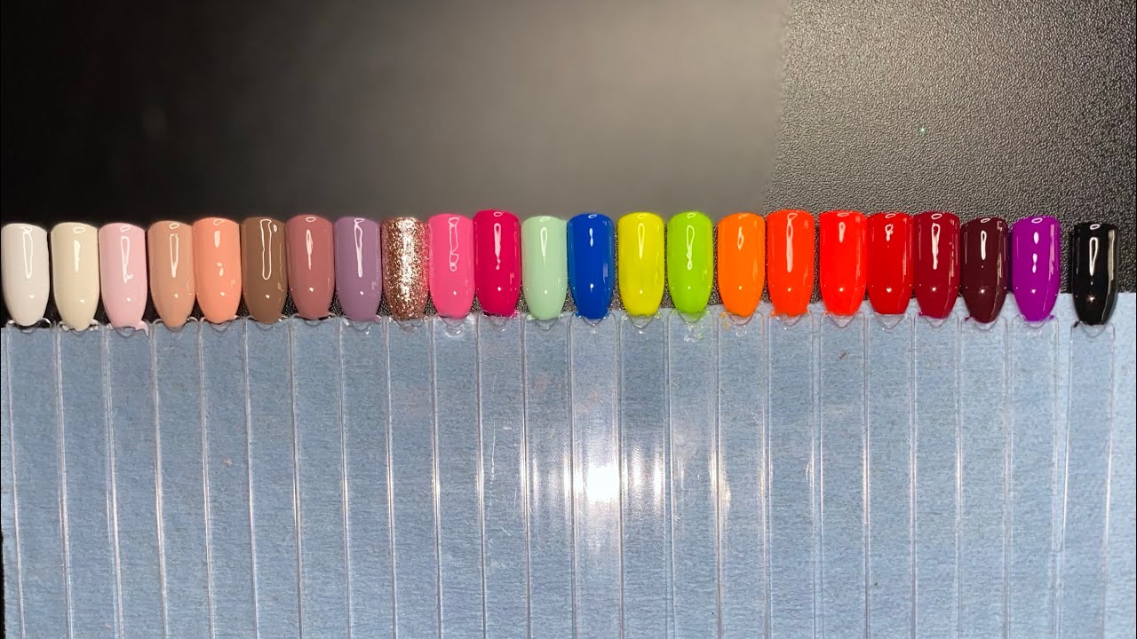 Valentino Beauty Pure Gel polish swatches 2021 💅🏽💜🧡❤️