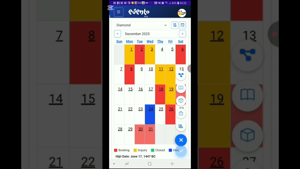 Evento Plus Dashboard Overview | Smart Banquet Management System & Venue Management Software