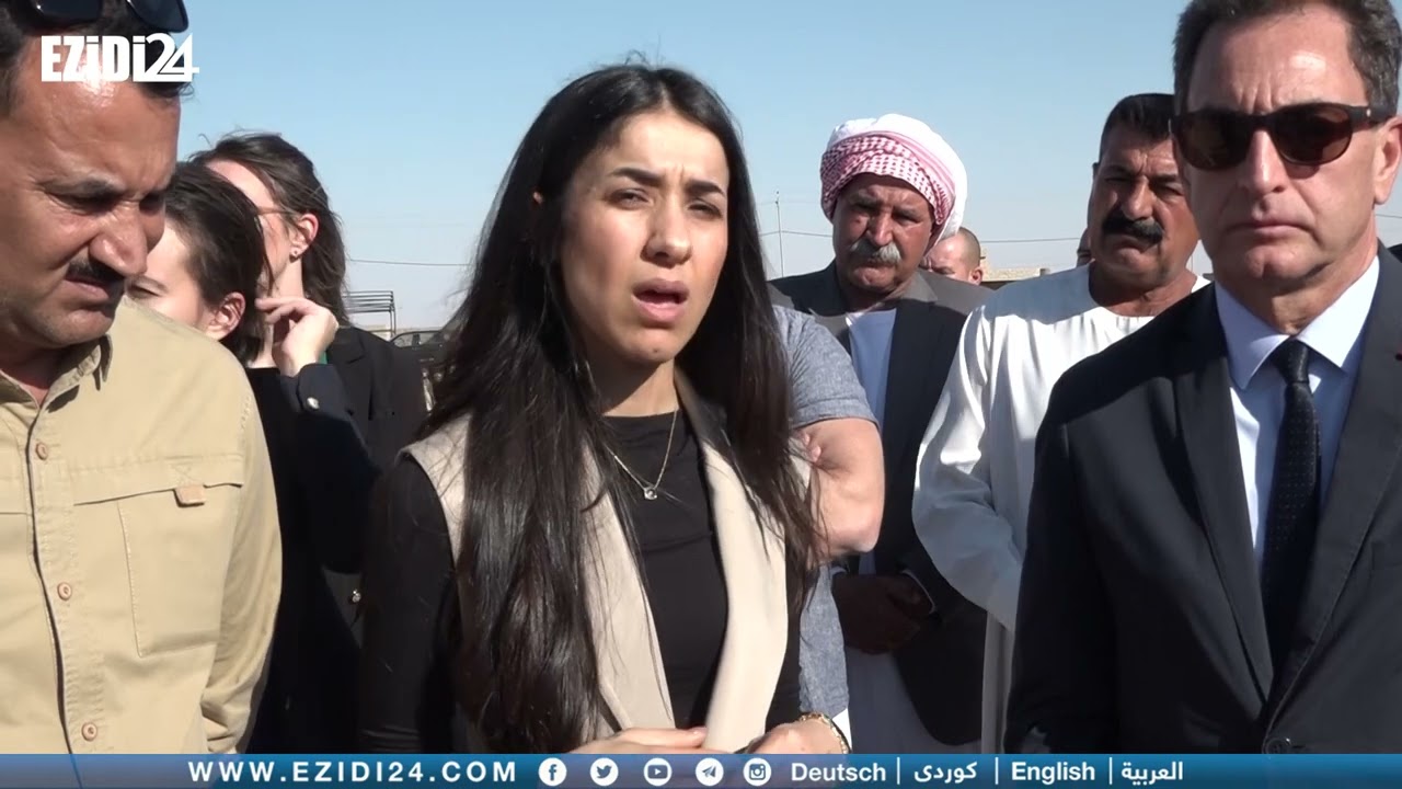 سنجار : نادية مراد تزور قريتها 
