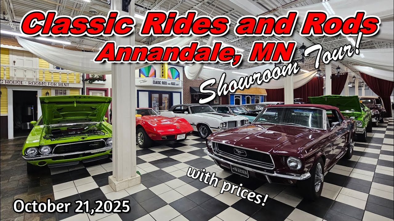 КЛАССИЧЕСКИЕ АВТОМОБИЛИ НА ПРОДАЖУ!! Лот Classic Rides and Rods Walk 10 21 2025 маслкары - хот-ро...