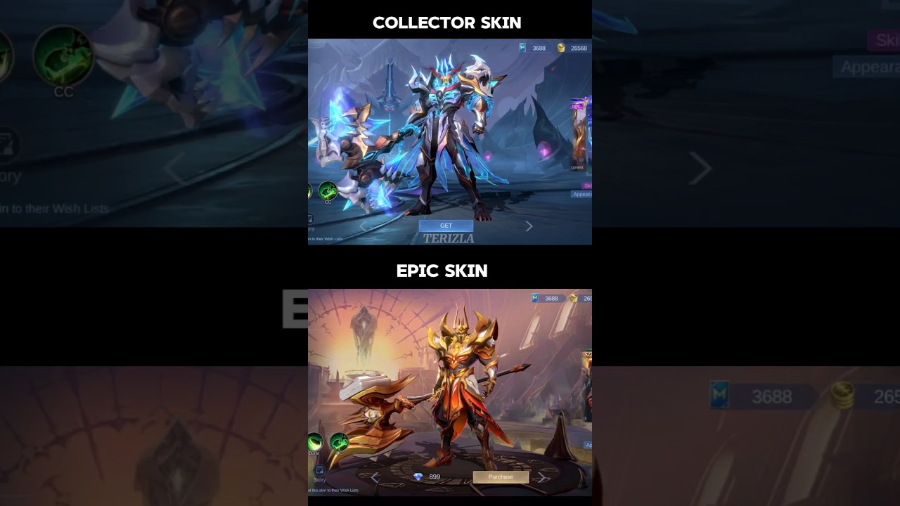 Terizla new skin vs old🍷🗿
