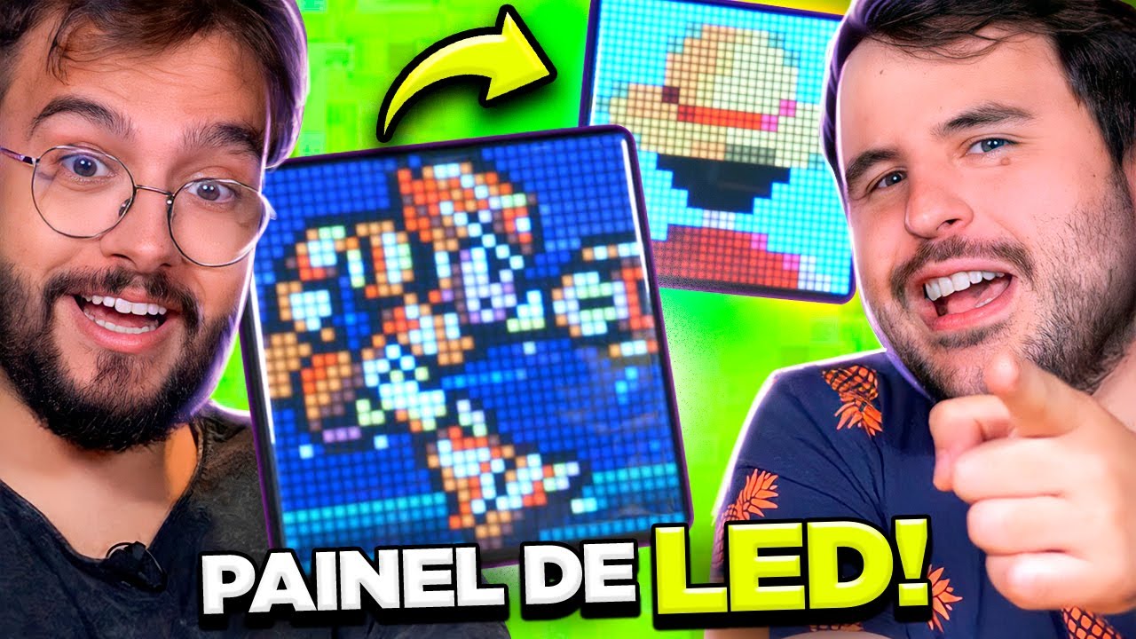 Painel de LED SMART estilo PIXEL ART! Unboxing Divoom Pixoo Max