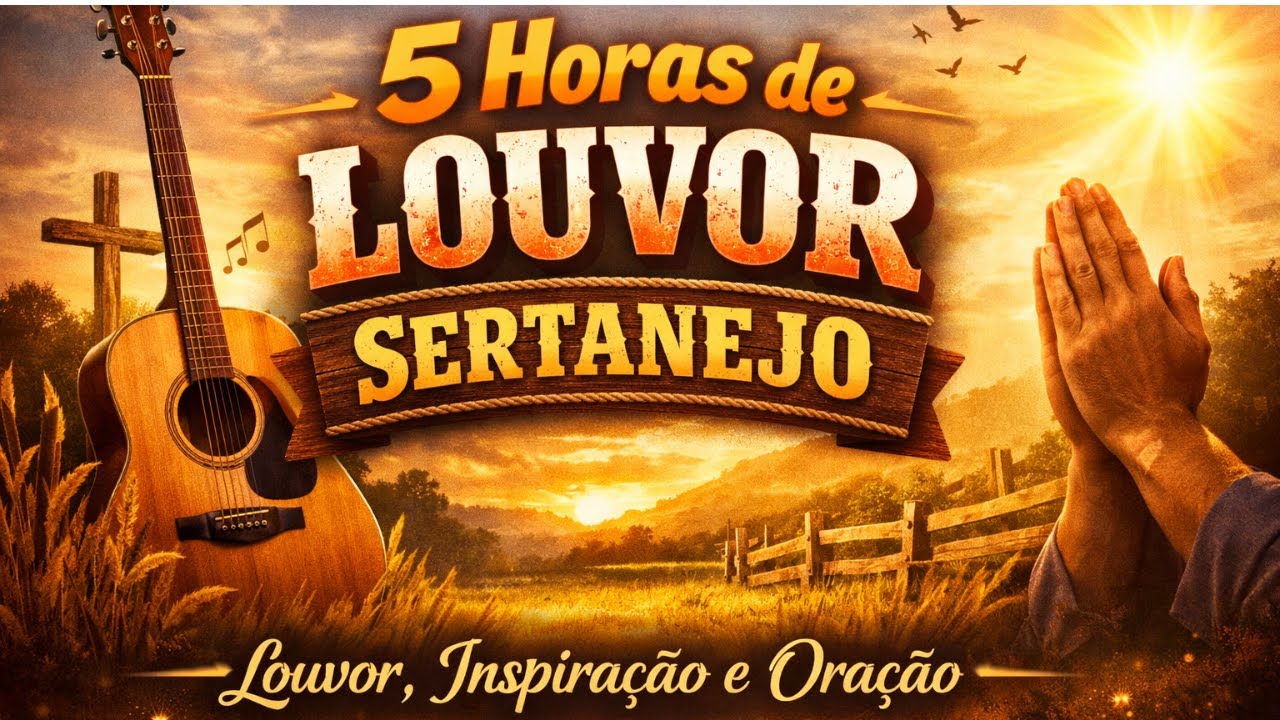 Louvor Sertanejo para Orar e Meditar | 5 Horas de Adoração e Inspiração