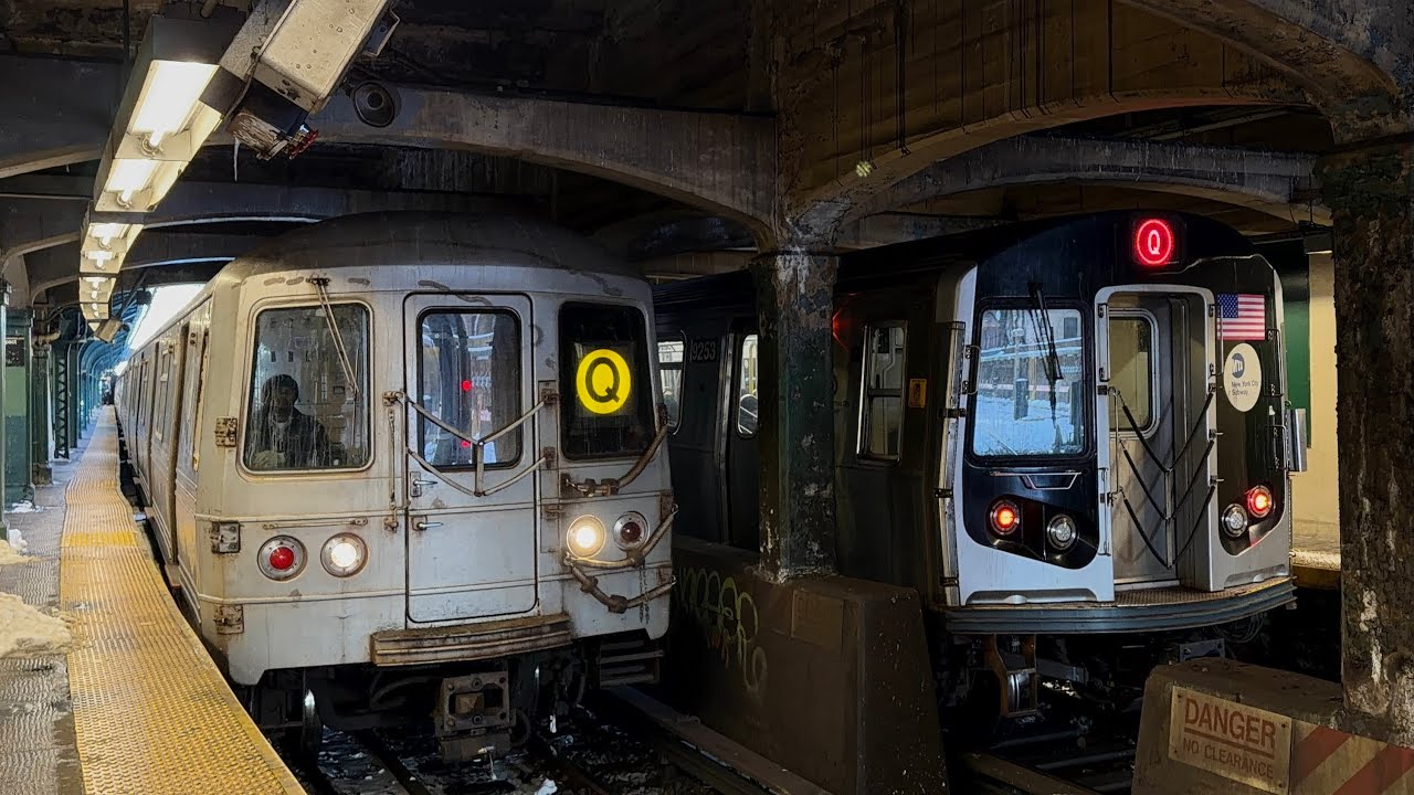 NYC Subway: (B) and (Q) Trains @ Prospect Park