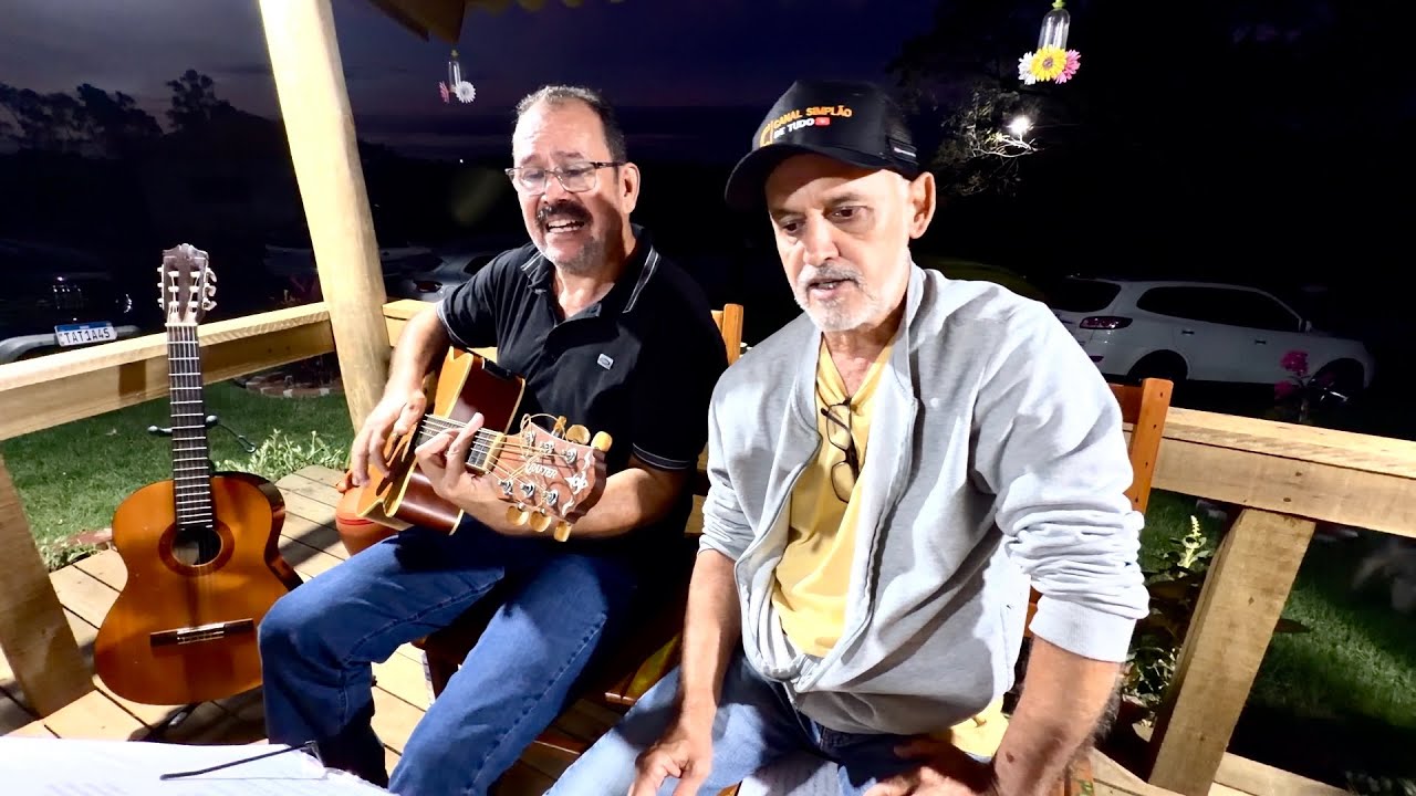 Hoje foi uma honra receber os cantores e compositores Ivan Souza e Júlio César  no rancho simplão…