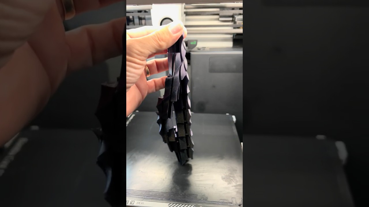 #bambulab #x1carbon saving a print from empty filament. #3dprinting #bambulabams #fidgettoys