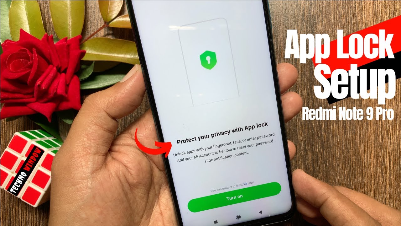How to Set App Lock in Redmi Note 9 Pro
