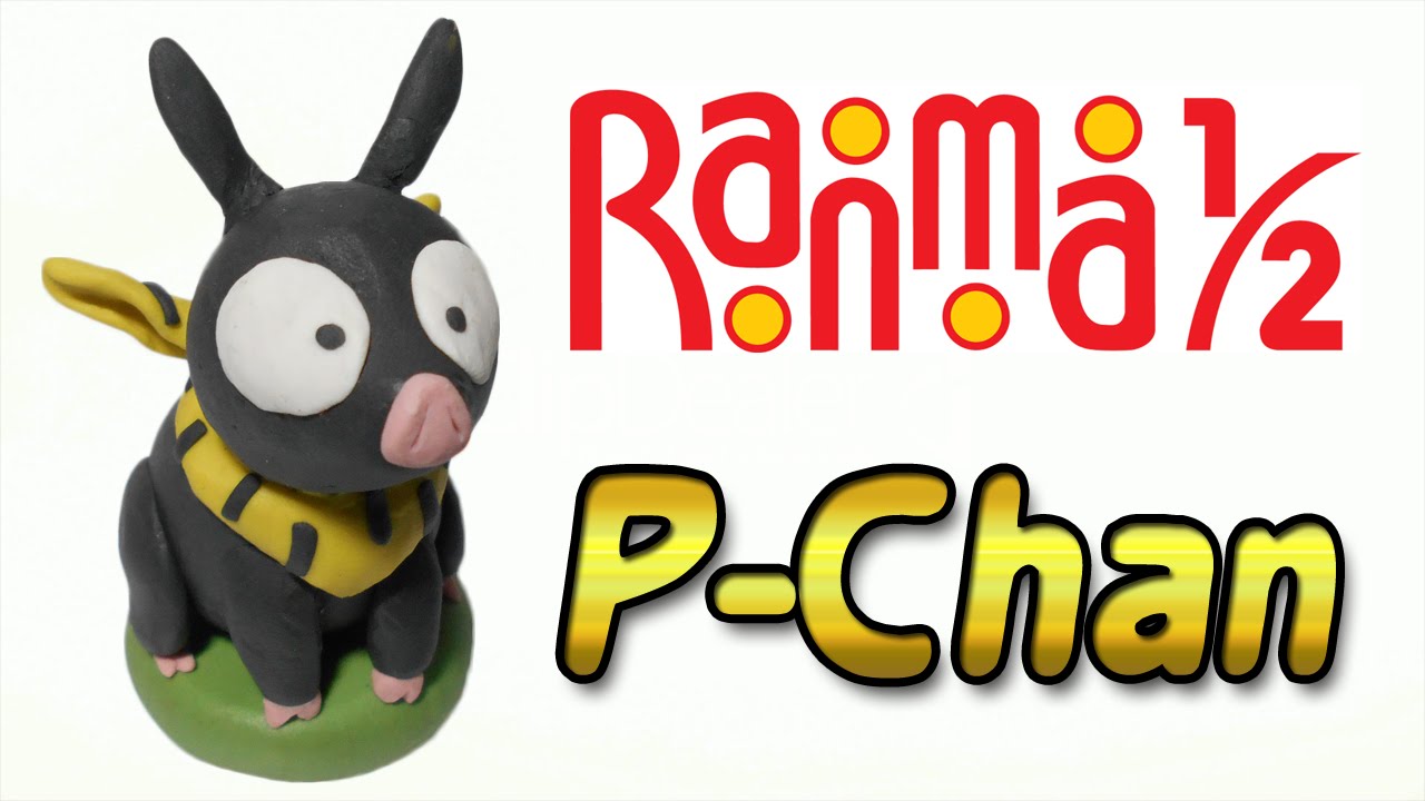 Ranma 1/2 | P-Chan Clay Tutorial | Plastilina