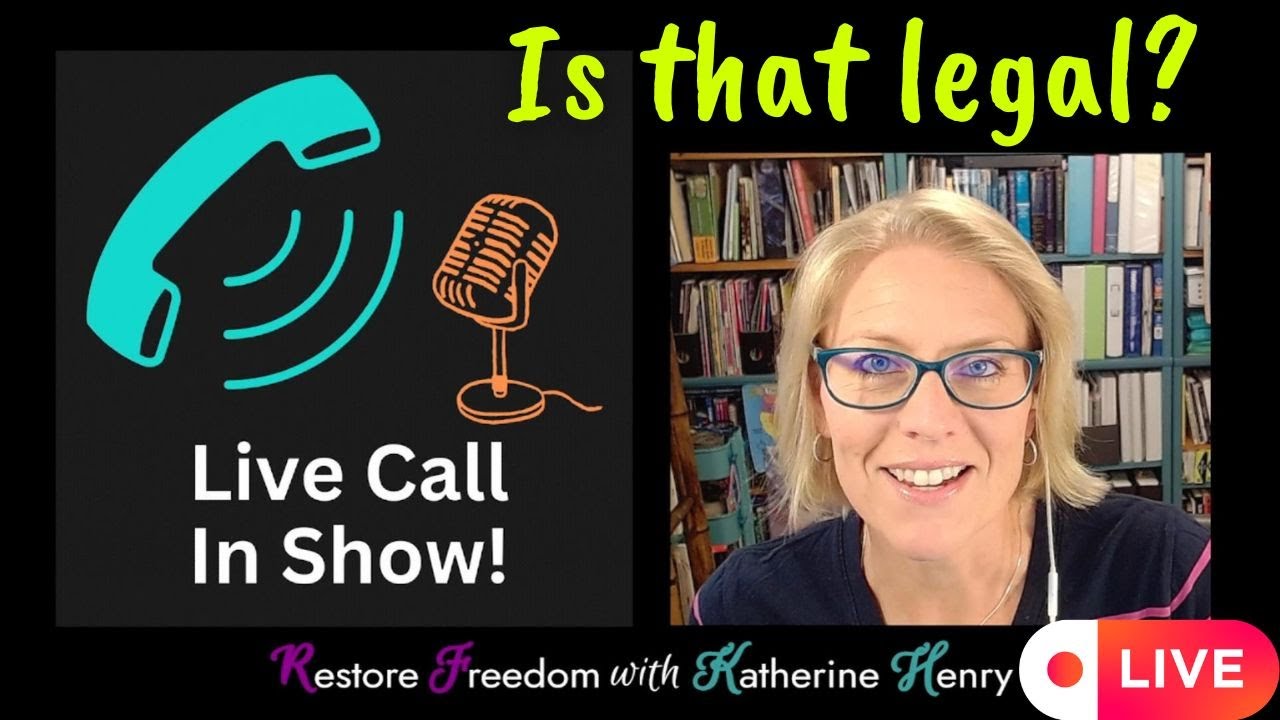 Liberty Lawyer takes YOUR legal questions LIVE! S5E8