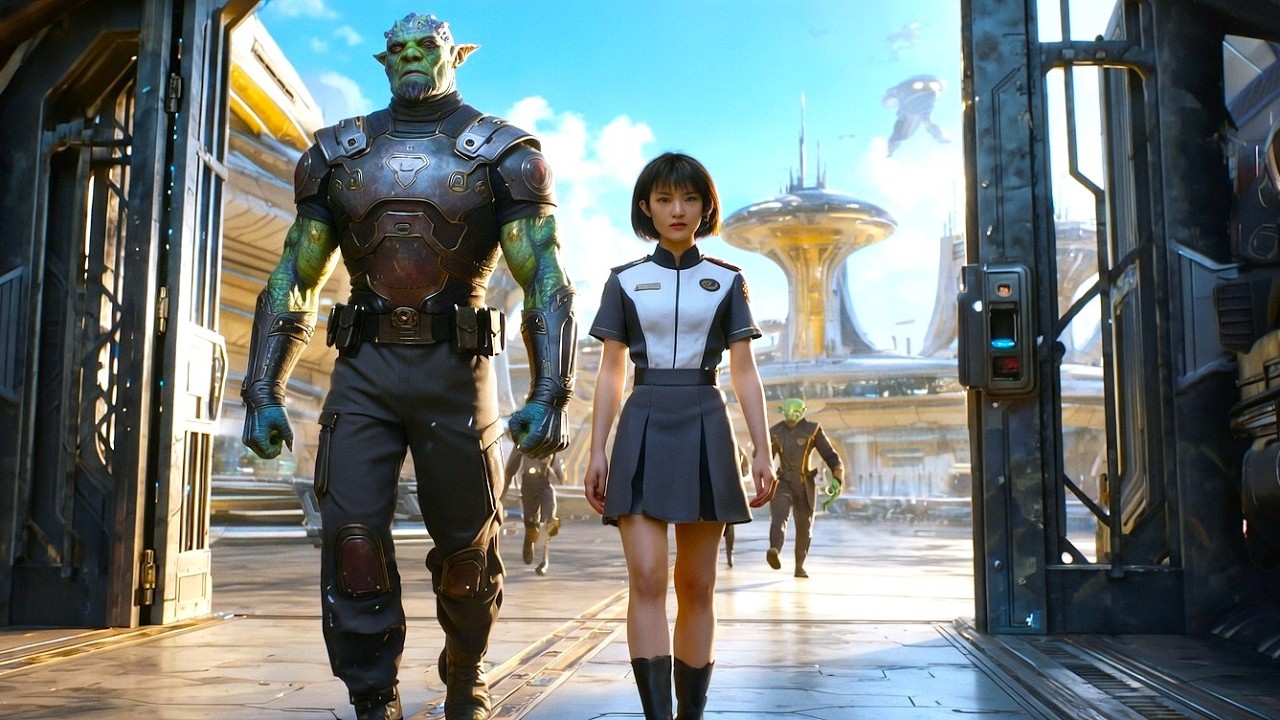 A Bully Guarded the Gate and Blocked the Human Girl | And the Instructor Apologized. | Sci-Fi Story