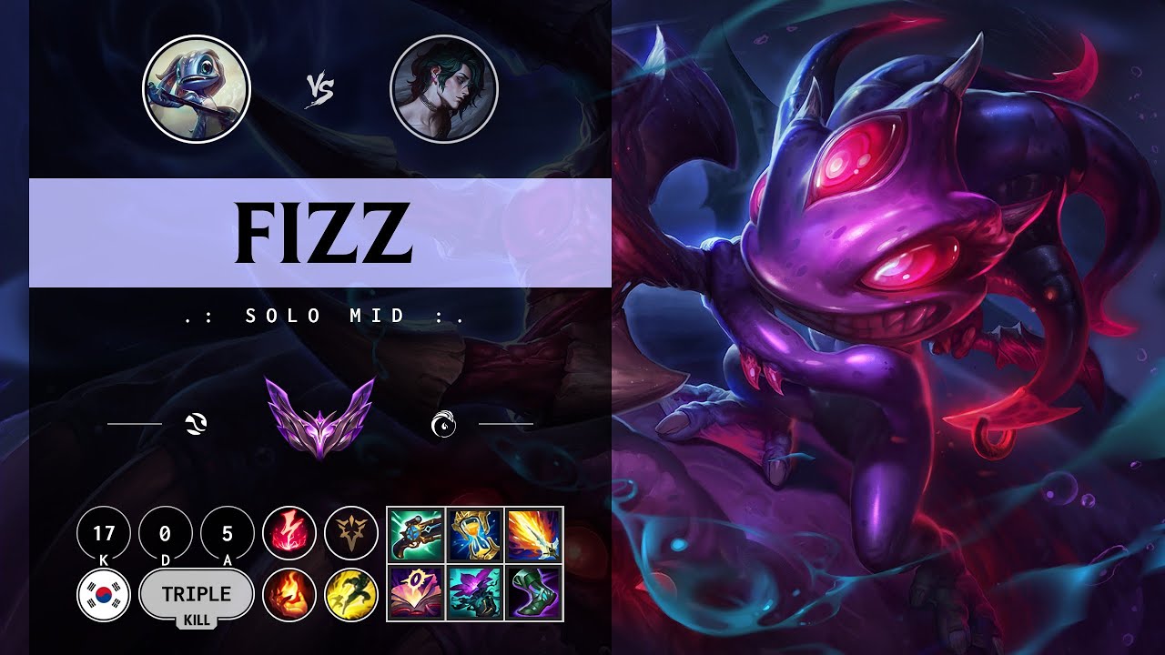 Fizz Mid vs Hwei - KR Master Patch 14.10