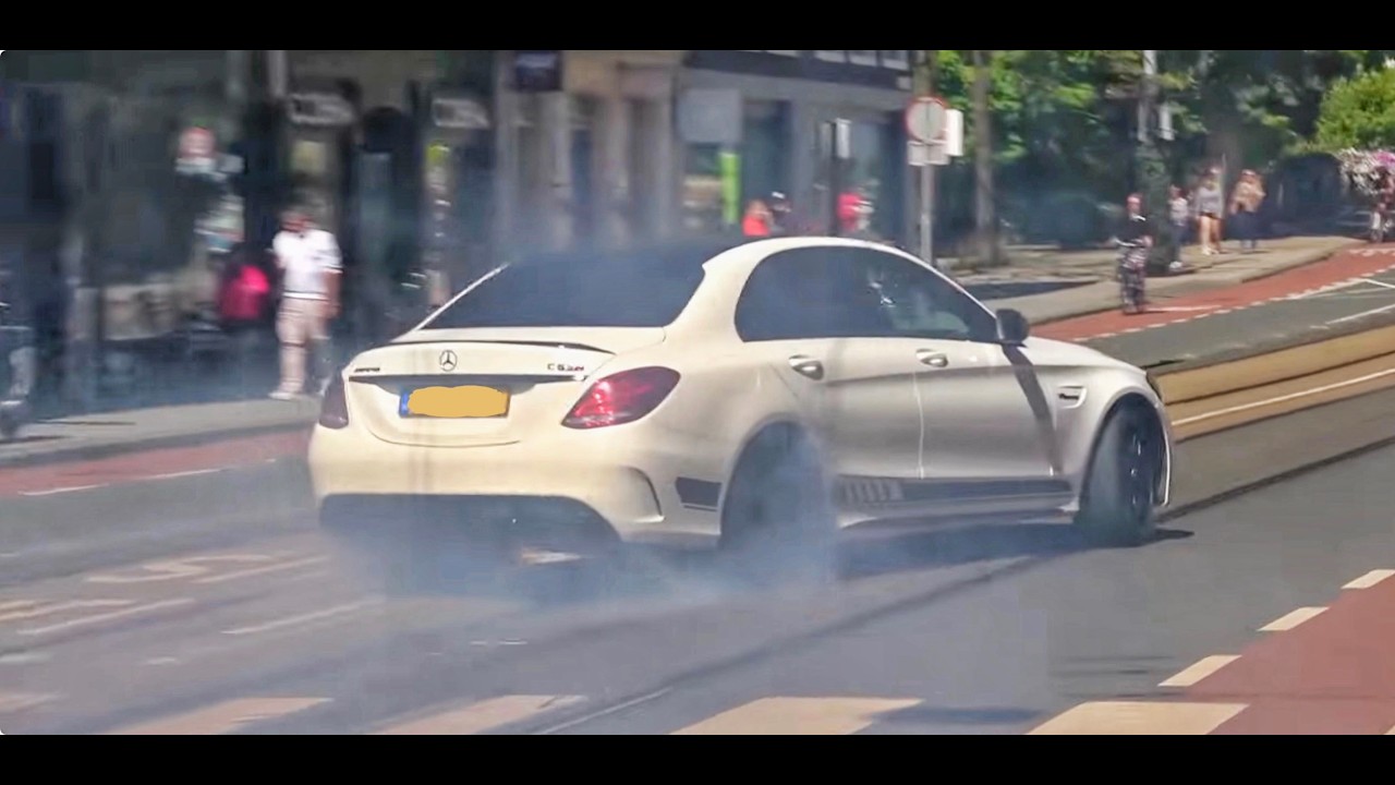 The Best Mercedes AMG Moments In Amsterdam! FULL Sends, Powerslides, Flying Cars And More!