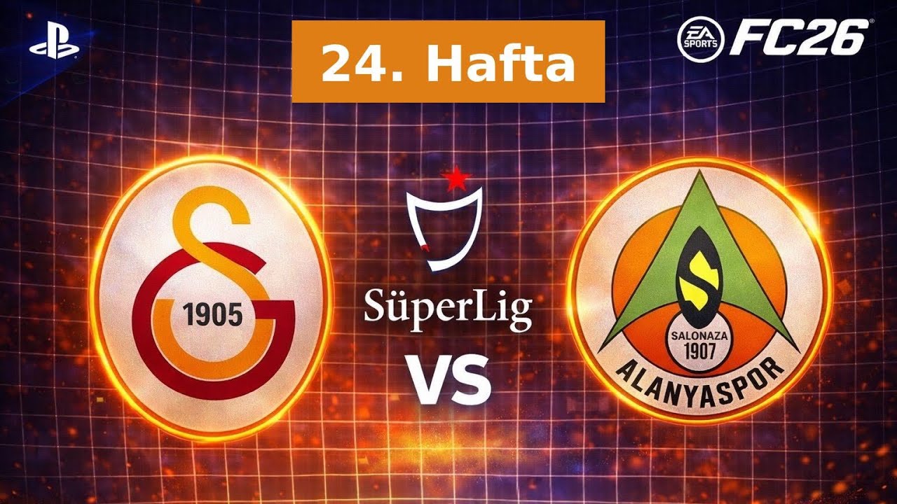 Galatasaray vs Alanyaspor 😱 SONUÇ ŞOK ETTİ | EA FC 26 Türkçe Spiker 