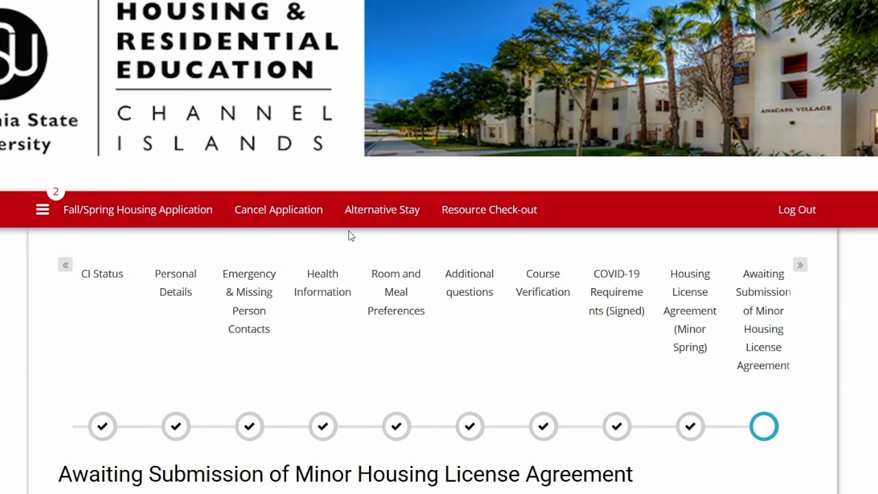 7. Housing License Agreement