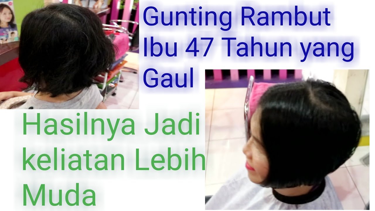 Gunting Rambut BOB Nungging Variasi (Tutorial Potong Rambut BOB CONCAVE Extrim)