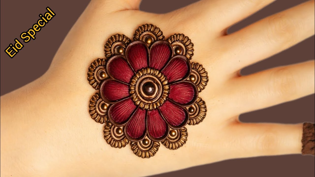 Eid Special Stylish Goltikka mehndi design|Easy Back Hand mehndi design|mehndi ka design|bestmehendi