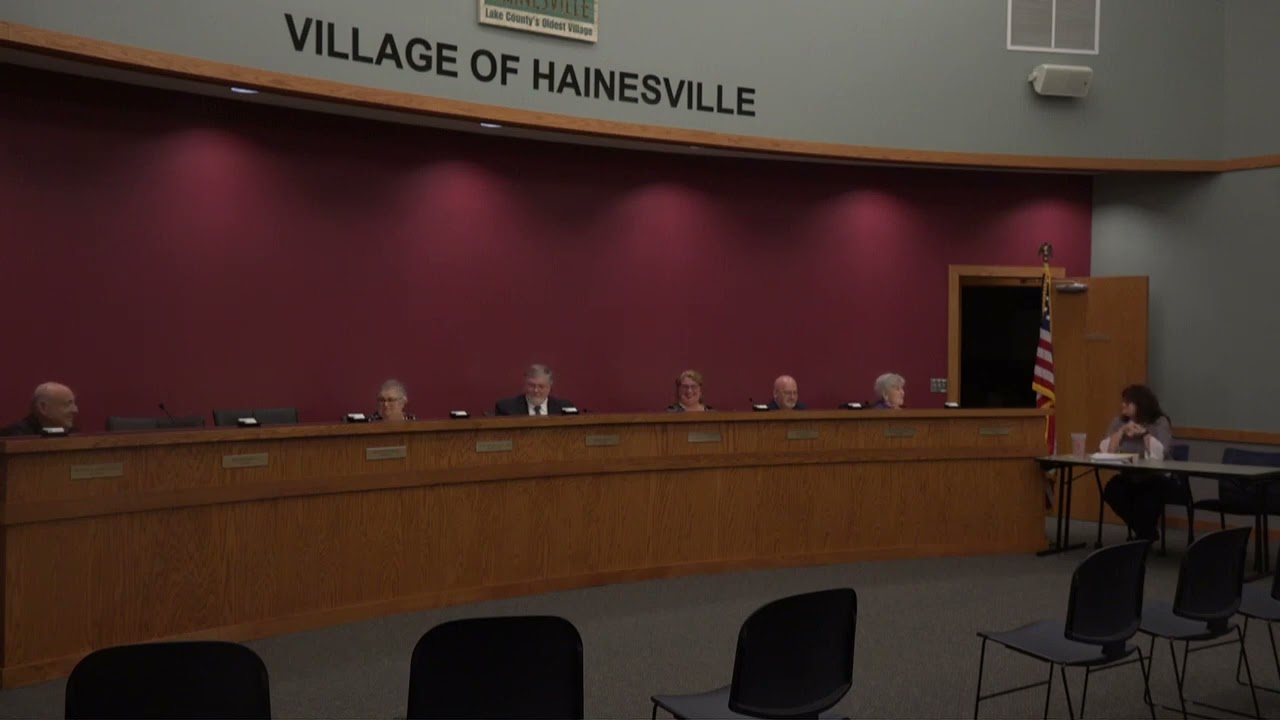 Village of Hainesville Board Meeting March 22nd, 2022