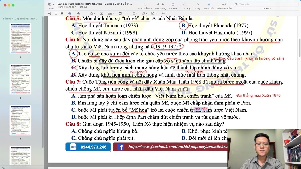 [2024] ĐỀ THI THỬ LỊCH SỬ (LẦN 2) | TRƯỜNG THPT CHUYÊN, ĐẠI HỌC VINH