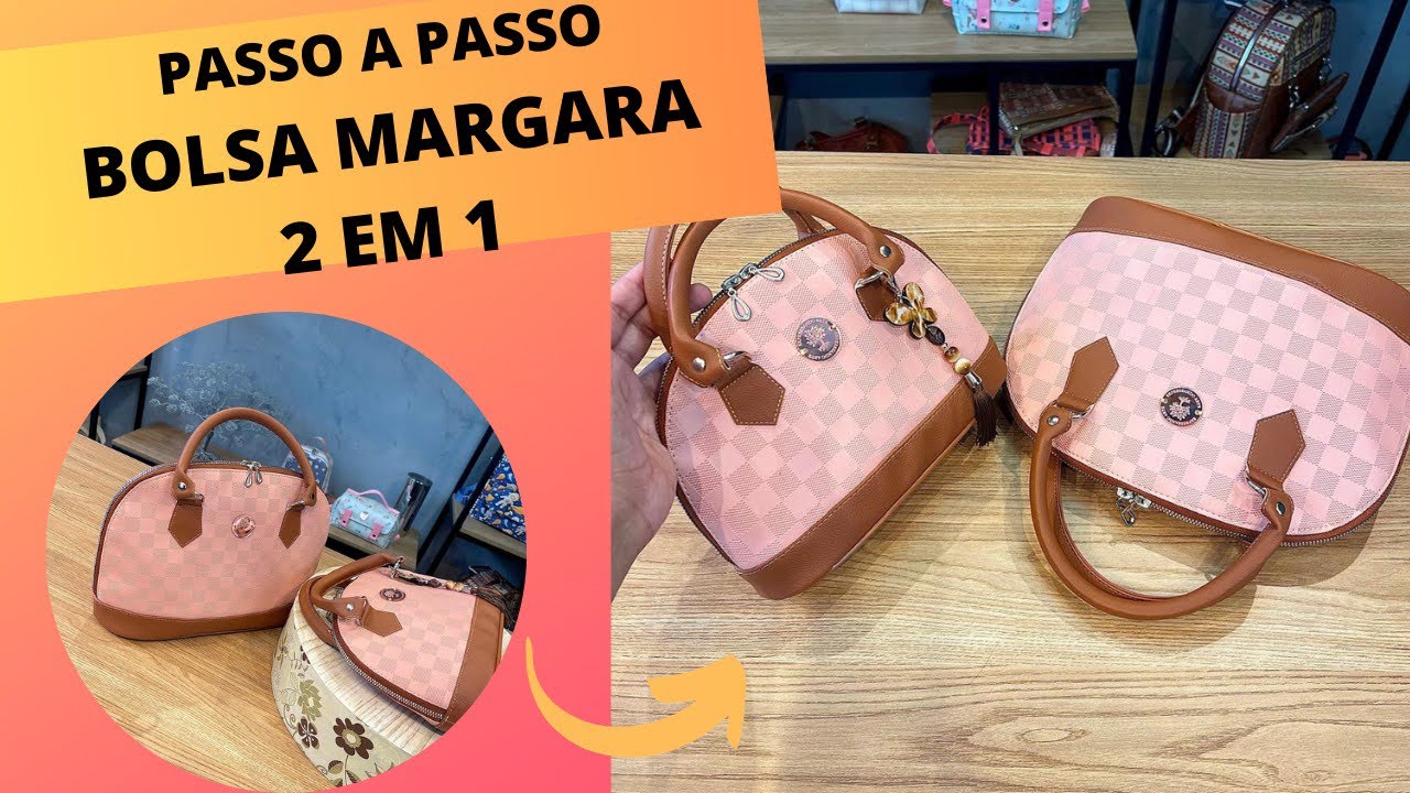 PASSO A PASSO BOLSA MARGARA 2 em 1
