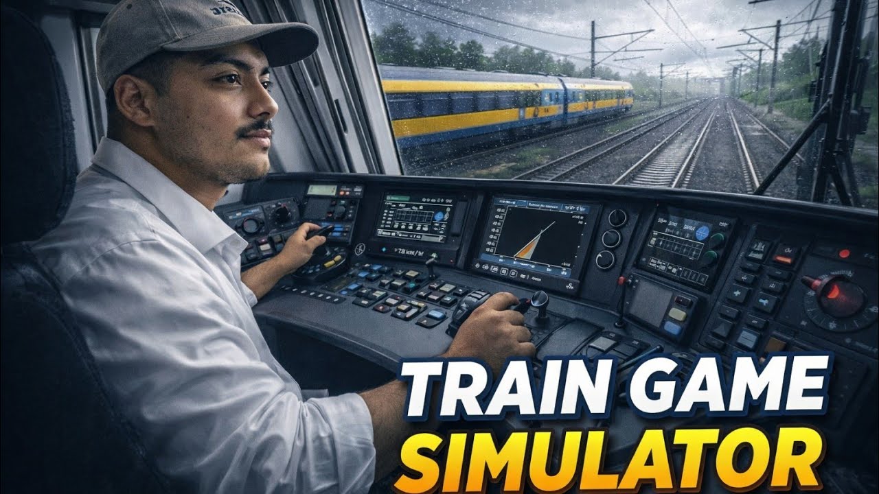 Train simulator game  | #train #games #gaming 
