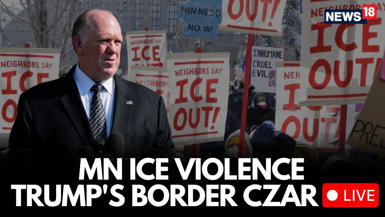 LIVE: ICE Protest | Trump's Border Czar Tom Homan Holds Minneapolis Presser After Federal Shootings