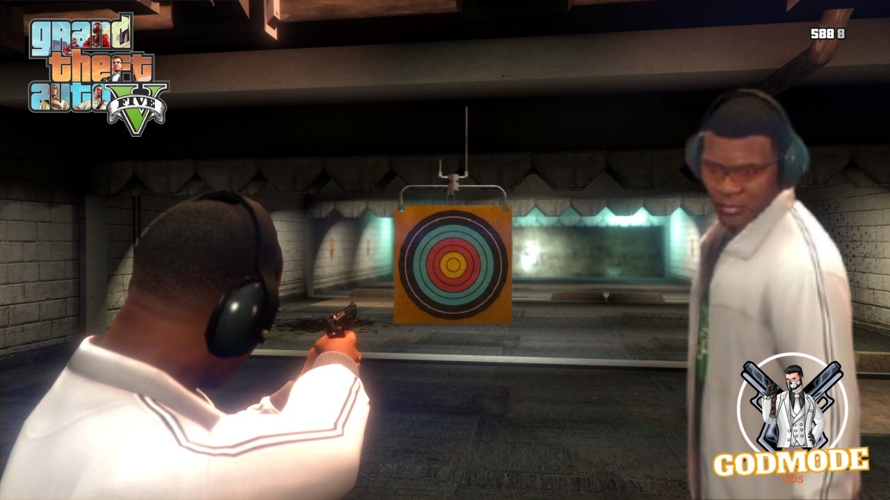 Shooting practice | Franklin | GTA5 | GodMode Vids | PS5
