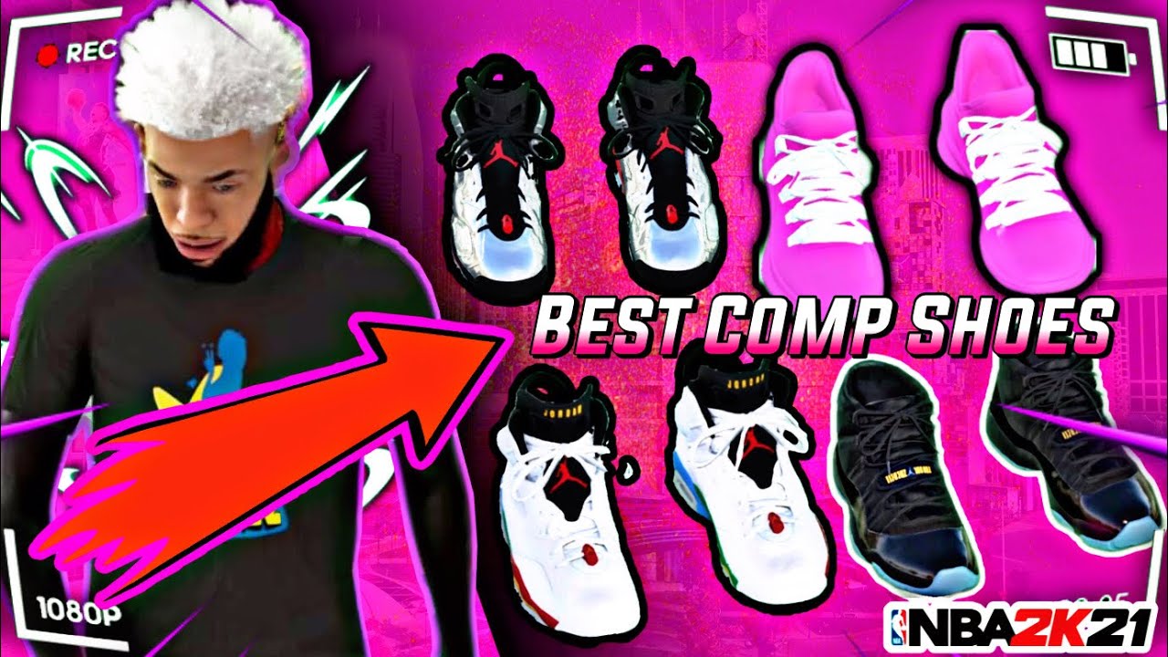 *NEW* BEST NEW COMP DRIPPIEST SHOES TO WEAR IN NBA2K21 CURRENT GEN - RAINBOW 6s, GAMMABLU 11s, ETC