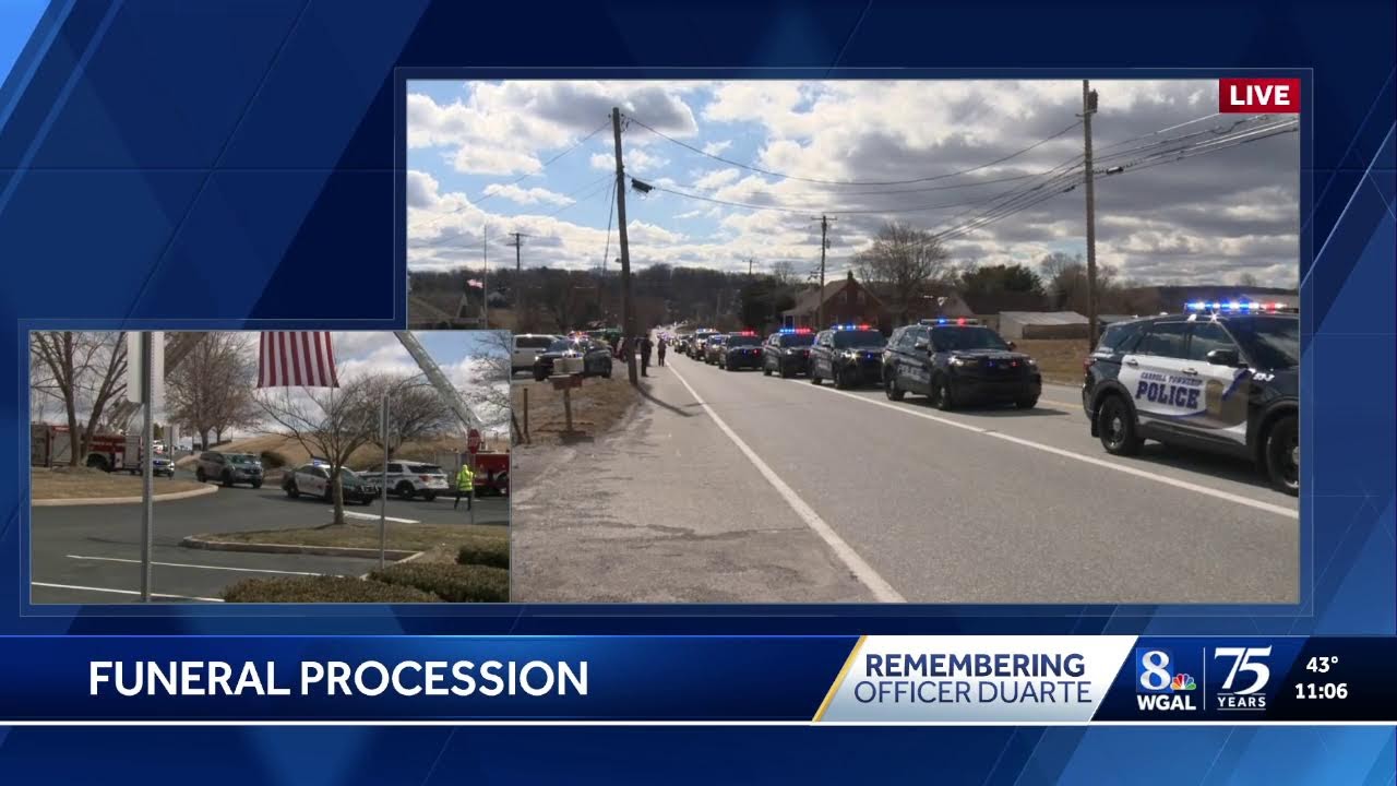 Funeral Procession for Officer Andrew Duarte