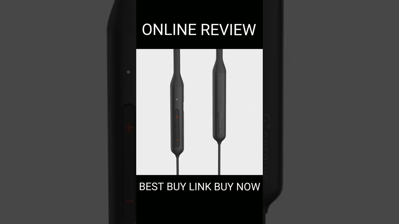Oneplus Bullets Wireless Z Bass Edition Bluetooth in Ear Earphones with mic (Black)