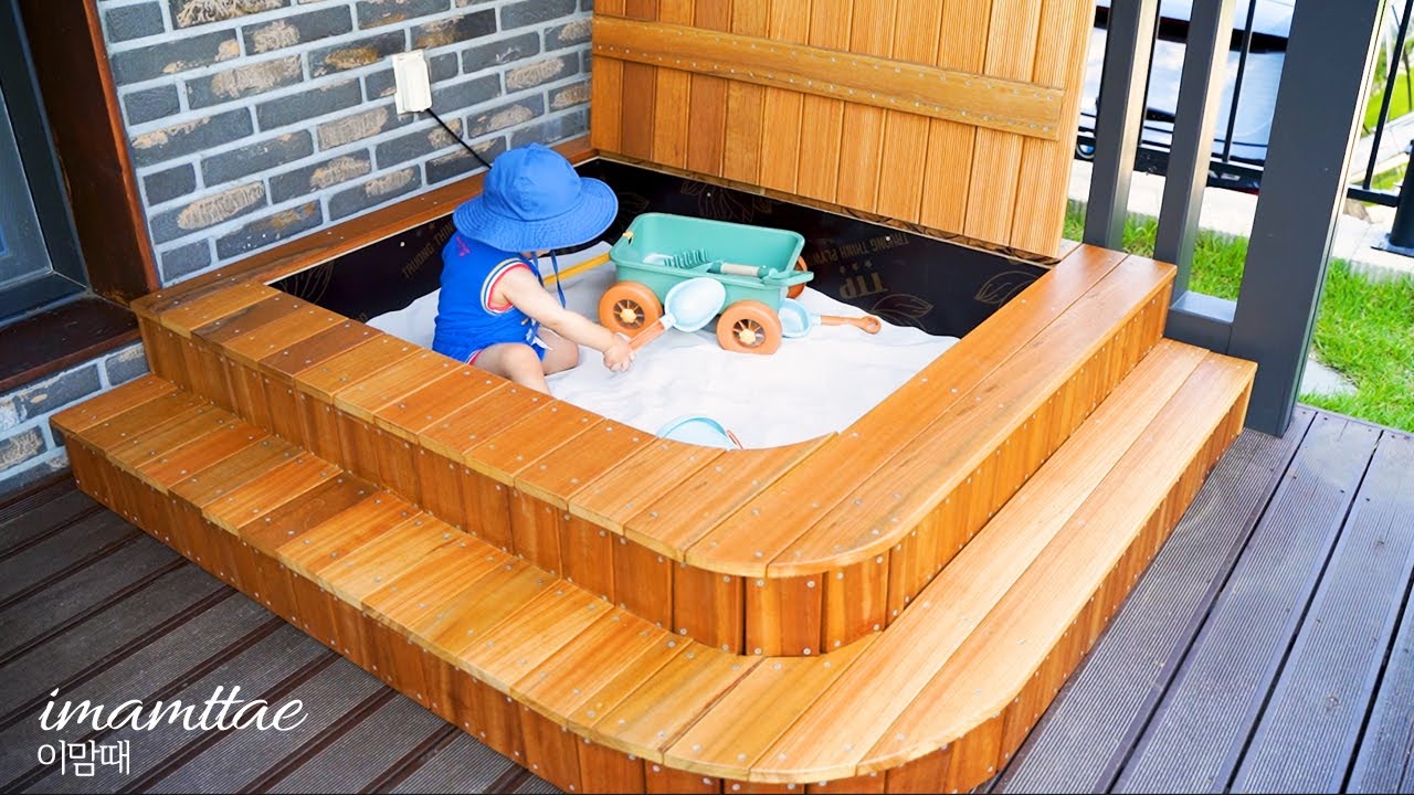 ✔모래놀이장만들기1편 Creating a Sand Playground