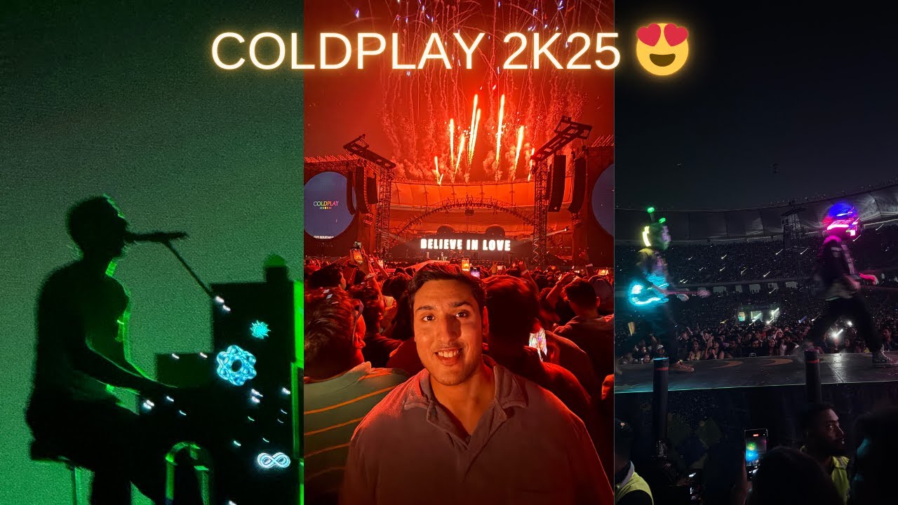 BEST DAY OF OUR LIVES 😍🔥| COLDPLAY AHEMDABAD 2K25 | VLOG 224