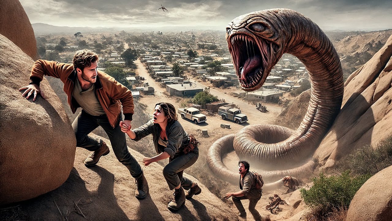 Small Town Is Attacked by Terrifying Underground Creatures, Forcing Residents to Flee to Rocks