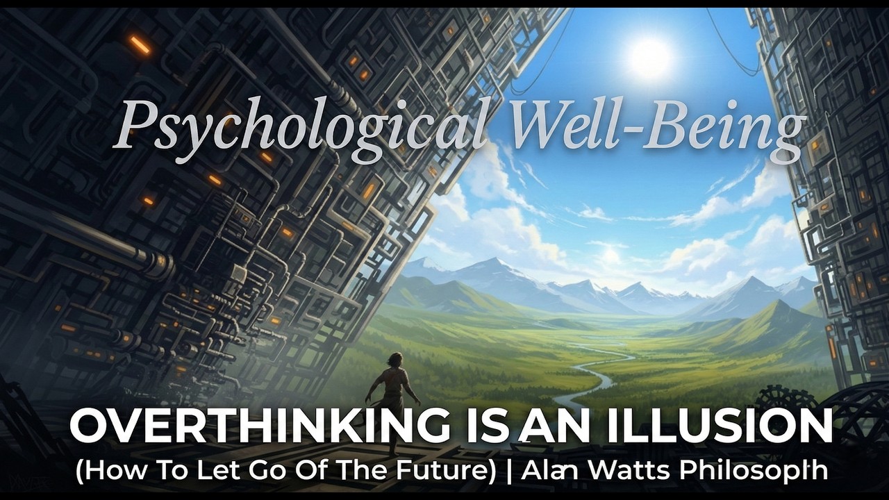 Overthinking Is An Illusion (How To Let Go Of The Future) | Alan Watts Philosophy