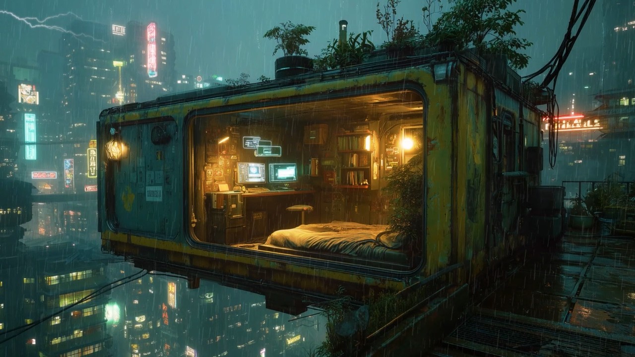 🌌 After Midnight Tokyo: Japanese Cyber Lofi Mix to Slow Down Your Thoughts