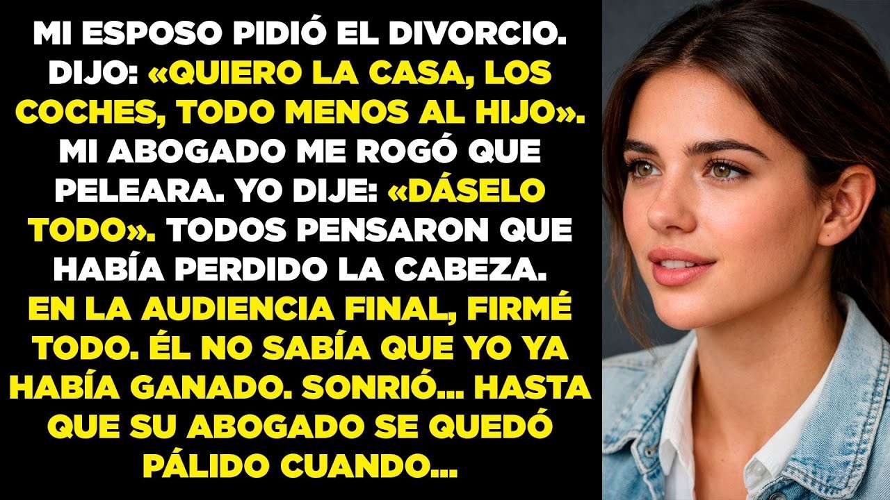 Mi Esposo Se Quedó CON TODO En El Divorcio... ¡PERO No Sabía Lo Que VERDADERAMENTE Perdió!