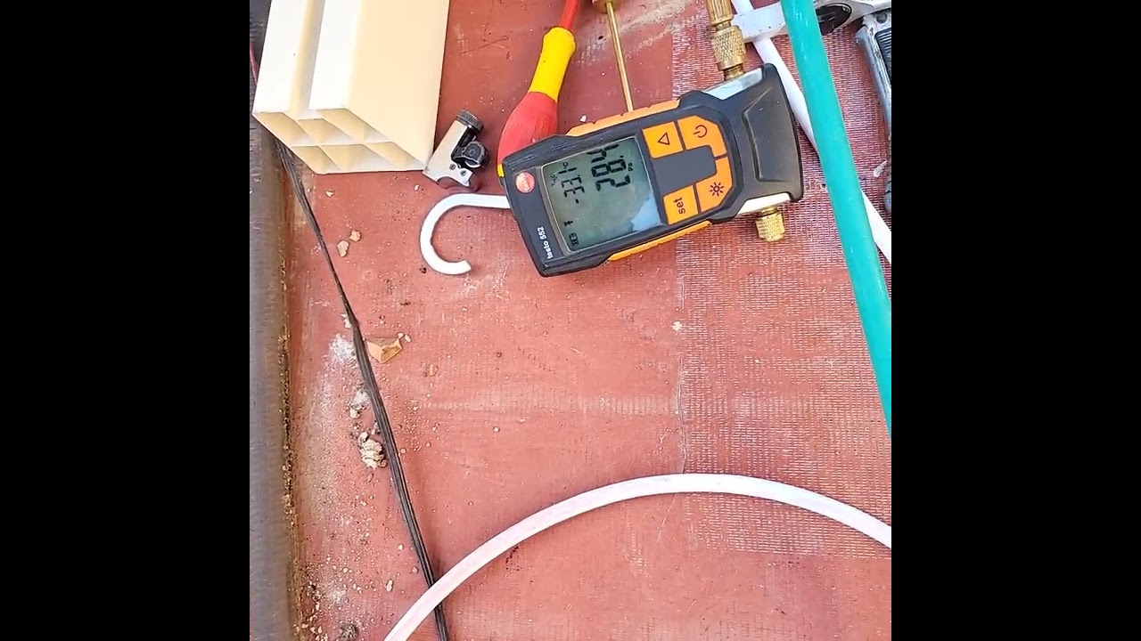 como hacer un buen vacio a un aire acondicionado y rapido, con ipervac y vacuometro testo