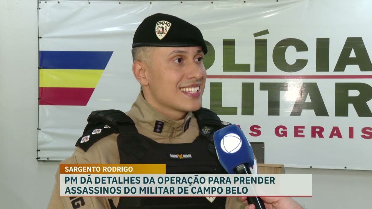 Polícia Militar detalha operação após assassinato de sargento em Campo Belo (MG)