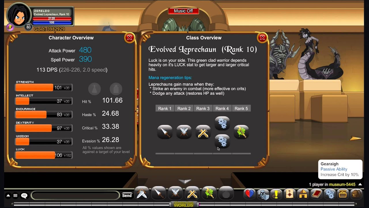 AQW Evolved Leprechaun Guide