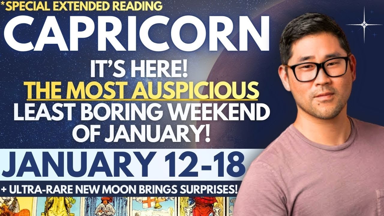 Capricorn - UNBELIEVABLY RARE, ONCE-IN-A-LIFETIME-SPREAD I NEVER SEEN! 🥂🌠 JAN 12-18 Tarot Horoscope