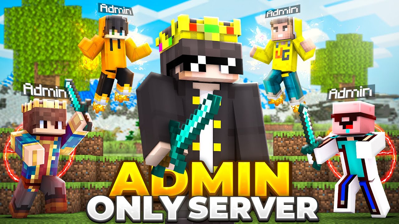 I Found a SECRET 'ONLY ADMIN' Minecraft Server!