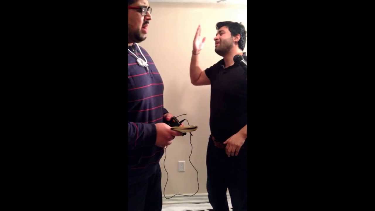 Ali Rizvi and Farzad Moosvi reading Kuch nahi hum ghum-e-Sarwar k siwa mangte hain