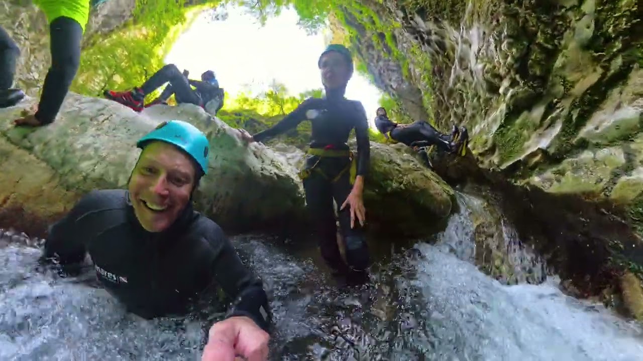 Canyoneering in Nevidio Canyon Montenegro E04