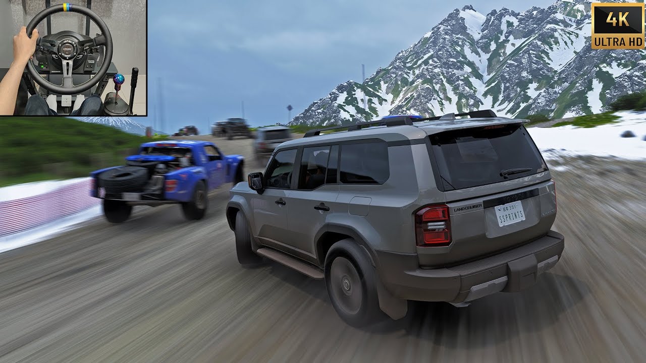 650HP Toyota Land Cruiser VS Unlimited Offroad Cars | Forza Horizon 6 Steering Wheel