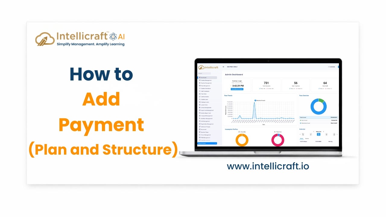 Fee Payment Setup in Intellicraft | Step-by-Step Guide