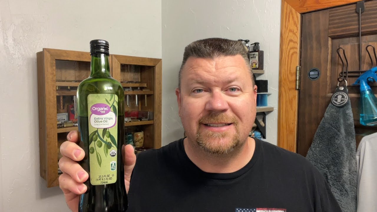 Shave with olive oil || #matthewshaves