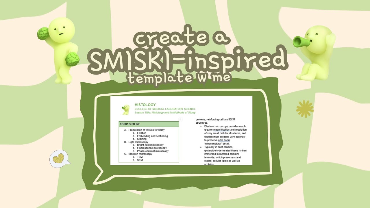 smiski-inspired google docs transes II digital note-taking system
