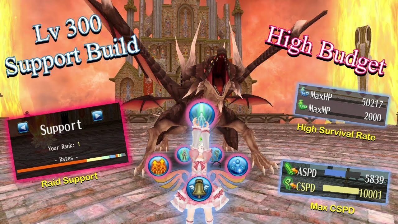 Toram ~ Lv 300 MD Pure Support Build (High Budget)