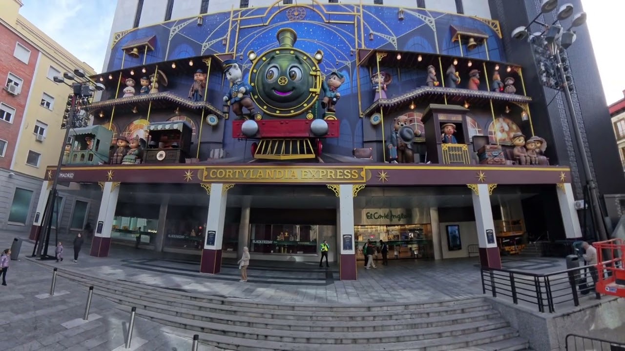 Cortylandia 2025 en Madrid, locomotora del expreso de los sueño.