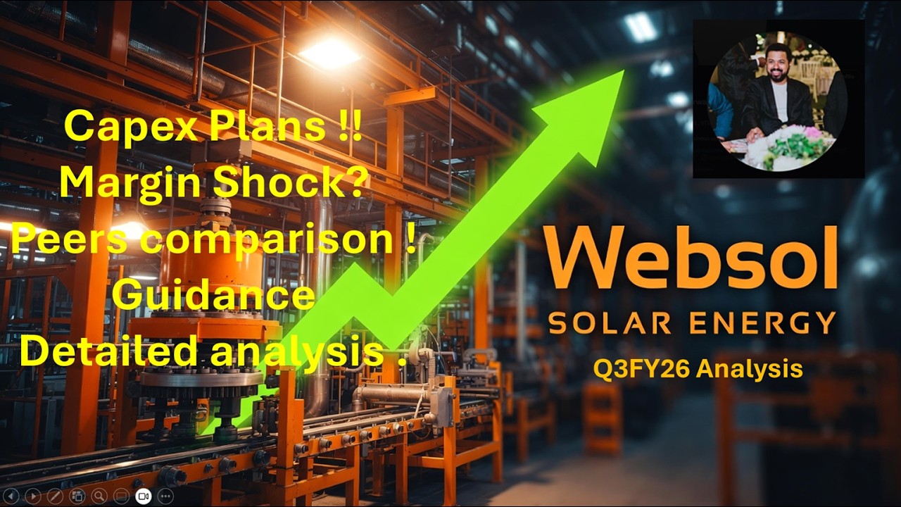 Websol Energy System Ltd Q3FY26 Margin pressure? Demand drivers ! Capex plans & peer comparision